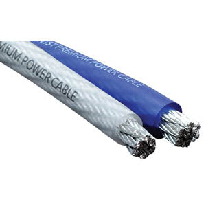 SHW10B - 0 GA. HPM SILVER WIRE (Matte BLUE)